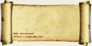 Jeremija Kovač vizit kartica